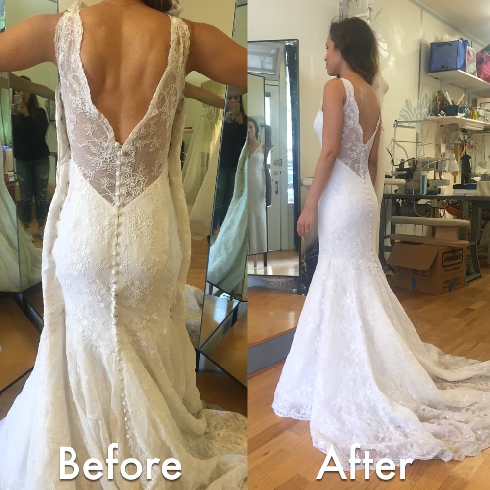 Fichu Wedding  Dress  Alterations  in San  Francisco 